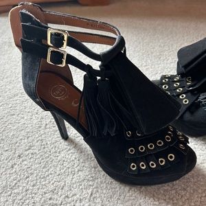 Jeffrey Campbell Platform Heels Size 10 Black